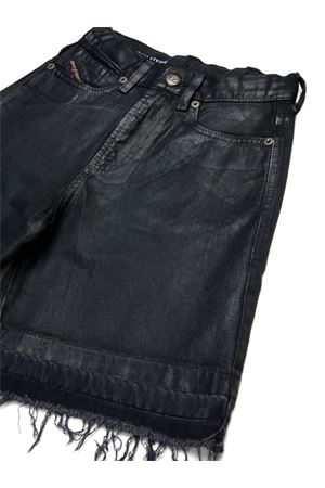 black cotton shorts DIESEL KIDS | J02351KXBPXK02